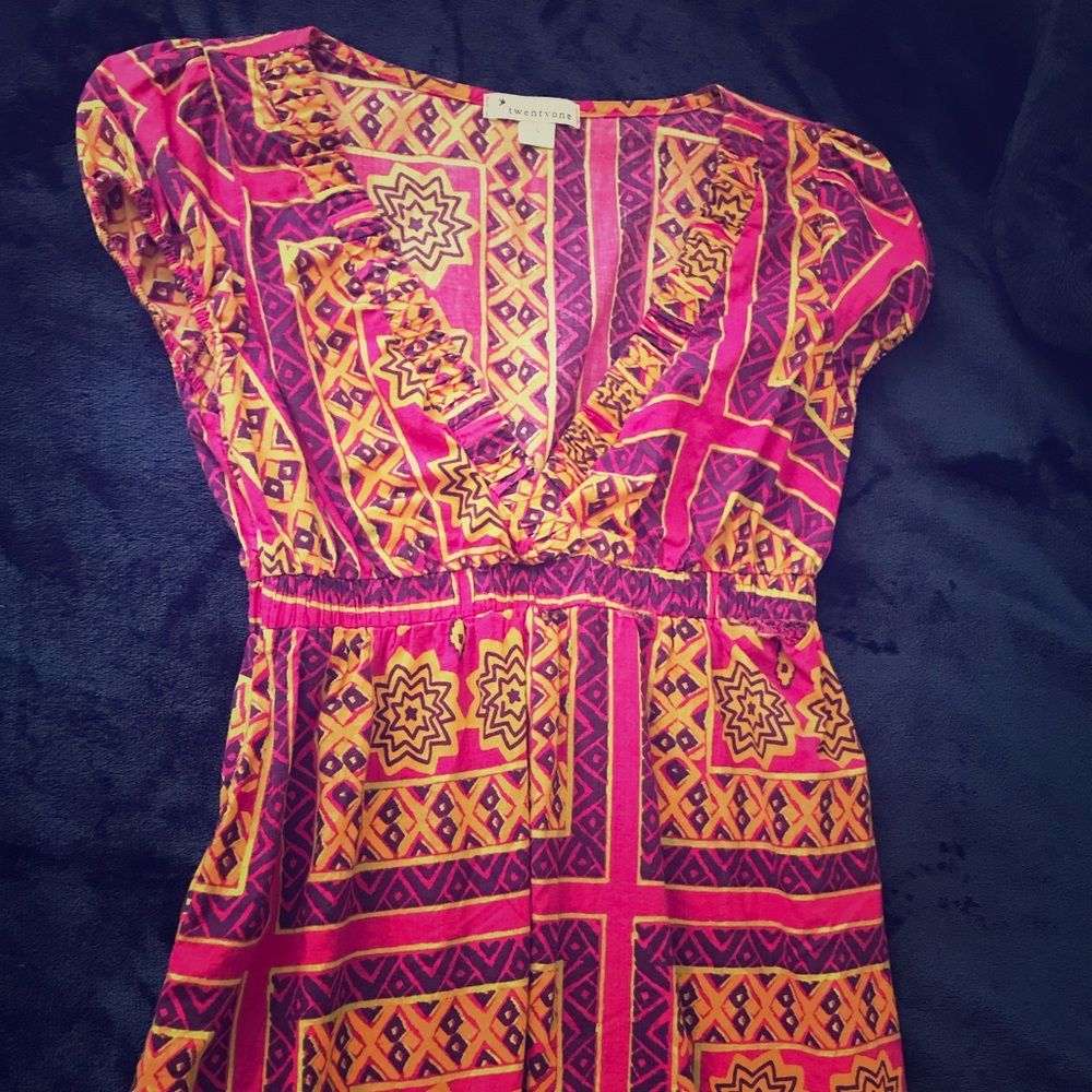 Funky Print F21 Top